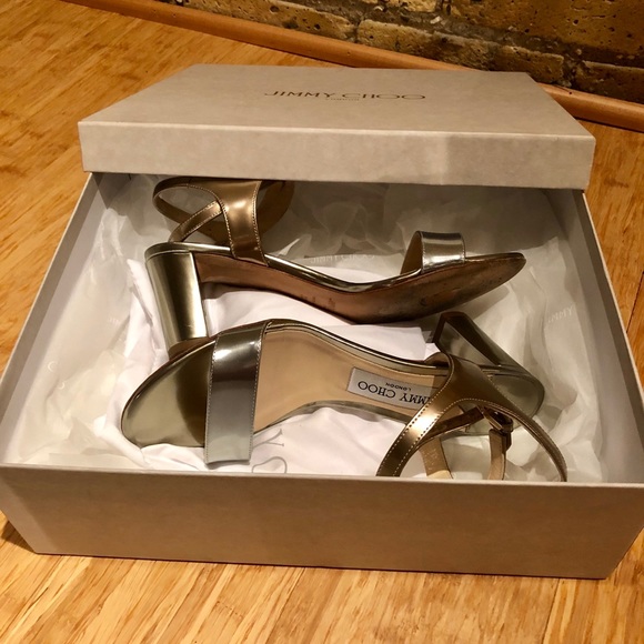 New Jimmy Choo Block Sandals - Picture 3 of 6